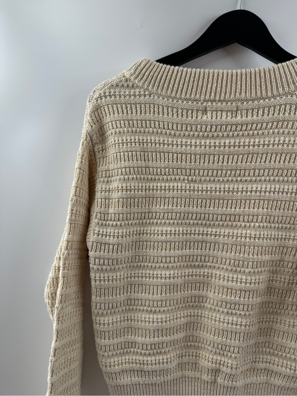 Universal Thread Cream Textured Knit Sweater – Women's XS - Picture 7 of 8